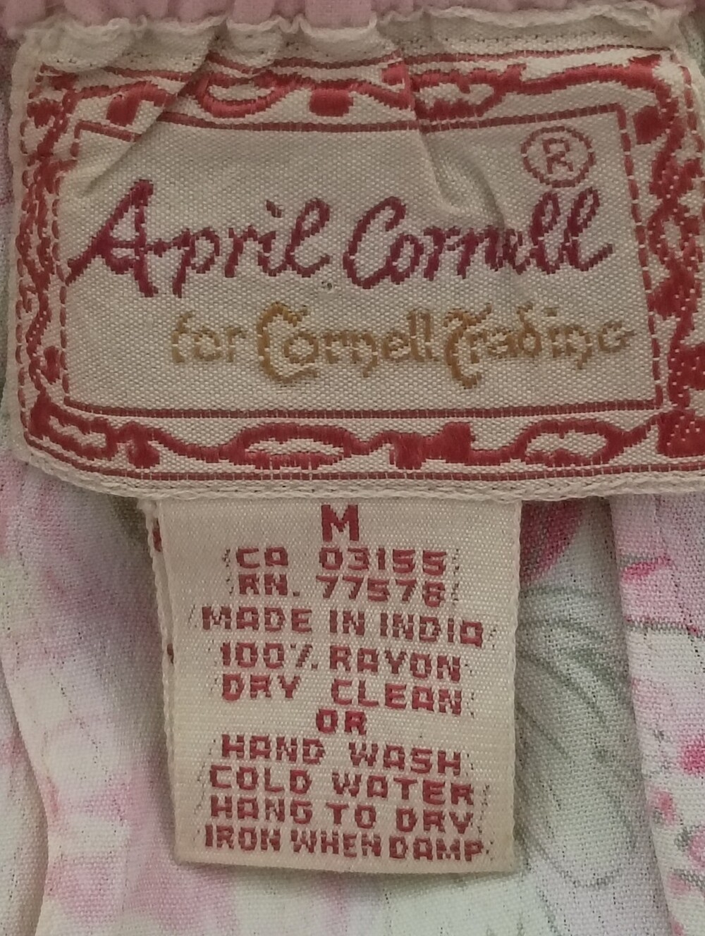 April Cornell Vintage Y2k Floral Maxi Skirt Cottage Boho Peasant Prairie Coquett